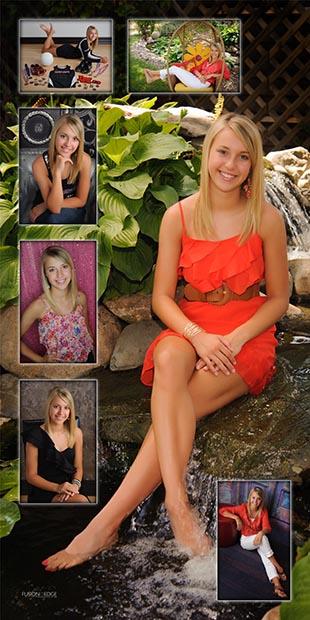 Girls Senior Picture Collage