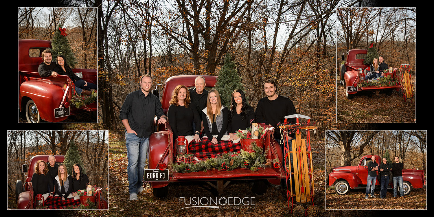 Vintage Red Truck Holiday Session  | Juhl_15x30.jpg