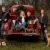 Vintage Red Truck Holiday Session  | family-red-truck-pitbull-engagement.jpg