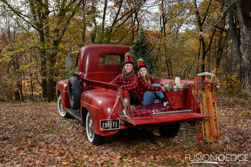Cedar Rapids and Eastern Iowa Red Truck Portraits and Photography